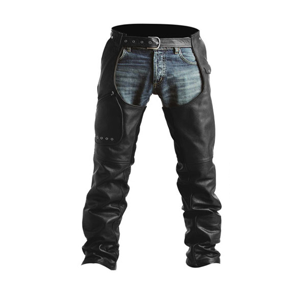 Motorbike Leather Chaps