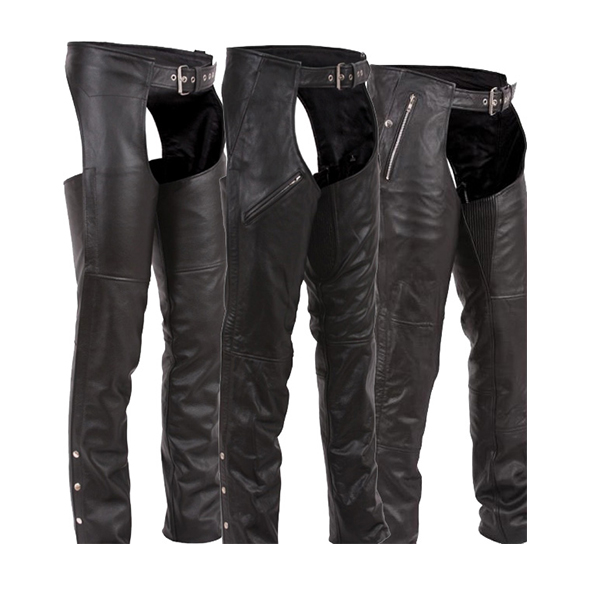 Motorbike Leather Chaps